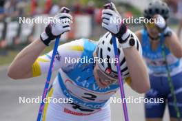 21.07.2024, Madona, Latvia (LAT): Johanna Holmberg (SWE) - FIS Rollerski World Cup, mass, Madona (LAT). www.nordicfocus.com. © Koksarovs/NordicFocus. Every downloaded picture is fee-liable.