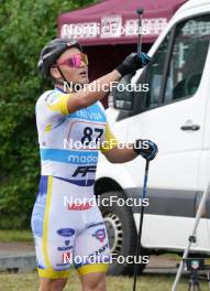 21.07.2024, Madona, Latvia (LAT): Simon Karlsson (SWE) - FIS Rollerski World Cup, mass, Madona (LAT). www.nordicfocus.com. © Koksarovs/NordicFocus. Every downloaded picture is fee-liable.