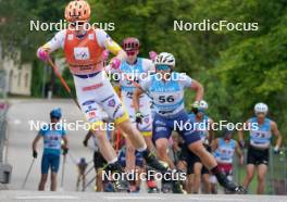 21.07.2024, Madona, Latvia (LAT): Jonatan Lindberg (SWE) - FIS Rollerski World Cup, mass, Madona (LAT). www.nordicfocus.com. © Koksarovs/NordicFocus. Every downloaded picture is fee-liable.