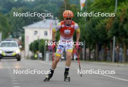 21.07.2024, Madona, Latvia (LAT): Jonatan Lindberg (SWE) - FIS Rollerski World Cup, mass, Madona (LAT). www.nordicfocus.com. © Koksarovs/NordicFocus. Every downloaded picture is fee-liable.