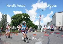 21.07.2024, Madona, Latvia (LAT): Patricija Eiduka (LAT) - FIS Rollerski World Cup, mass, Madona (LAT). www.nordicfocus.com. © Koksarovs/NordicFocus. Every downloaded picture is fee-liable.