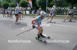 21.07.2024, Madona, Latvia (LAT): Patricija Eiduka (LAT) - FIS Rollerski World Cup, mass, Madona (LAT). www.nordicfocus.com. © Koksarovs/NordicFocus. Every downloaded picture is fee-liable.