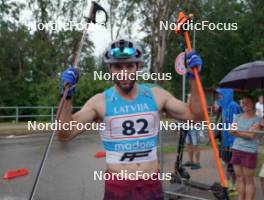 21.07.2024, Madona, Latvia (LAT): Raimo Vigants (LAT) - FIS Rollerski World Cup, mass, Madona (LAT). www.nordicfocus.com. © Koksarovs/NordicFocus. Every downloaded picture is fee-liable.