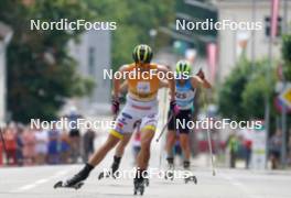 21.07.2024, Madona, Latvia (LAT):  Linn Soemskar (SWE),   - FIS Rollerski World Cup, mass, Madona (LAT). www.nordicfocus.com. © Koksarovs/NordicFocus. Every downloaded picture is fee-liable.