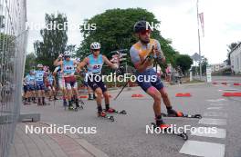 21.07.2024, Madona, Latvia (LAT): Emanuele Becchis (ITA) - FIS Rollerski World Cup, mass, Madona (LAT). www.nordicfocus.com. © Koksarovs/NordicFocus. Every downloaded picture is fee-liable.