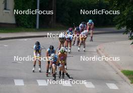 21.07.2024, Madona, Latvia (LAT): Patricija Eiduka (LAT) - FIS Rollerski World Cup, mass, Madona (LAT). www.nordicfocus.com. © Koksarovs/NordicFocus. Every downloaded picture is fee-liable.