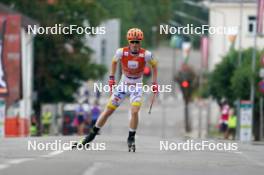 21.07.2024, Madona, Latvia (LAT): Jonatan Lindberg (SWE) - FIS Rollerski World Cup, mass, Madona (LAT). www.nordicfocus.com. © Koksarovs/NordicFocus. Every downloaded picture is fee-liable.