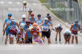 21.07.2024, Madona, Latvia (LAT): Jonatan Lindberg (SWE) - FIS Rollerski World Cup, mass, Madona (LAT). www.nordicfocus.com. © Koksarovs/NordicFocus. Every downloaded picture is fee-liable.