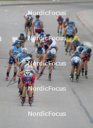 21.07.2024, Madona, Latvia (LAT): Men mass start - FIS Rollerski World Cup, mass, Madona (LAT). www.nordicfocus.com. © Koksarovs/NordicFocus. Every downloaded picture is fee-liable.