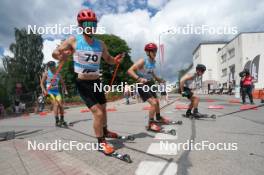 21.07.2024, Madona, Latvia (LAT): Mykolas Barcys (LTU) - FIS Rollerski World Cup, mass, Madona (LAT). www.nordicfocus.com. © Koksarovs/NordicFocus. Every downloaded picture is fee-liable.