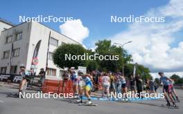 21.07.2024, Madona, Latvia (LAT): Women mass start - FIS Rollerski World Cup, mass, Madona (LAT). www.nordicfocus.com. © Koksarovs/NordicFocus. Every downloaded picture is fee-liable.