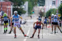 21.07.2024, Madona, Latvia (LAT):  Anna Maria Ghiddi (ITA), Johanna Holmberg (SWE) - FIS Rollerski World Cup, mass, Madona (LAT). www.nordicfocus.com. © Koksarovs/NordicFocus. Every downloaded picture is fee-liable.