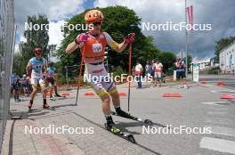 21.07.2024, Madona, Latvia (LAT): Jonatan Lindberg (SWE) - FIS Rollerski World Cup, mass, Madona (LAT). www.nordicfocus.com. © Koksarovs/NordicFocus. Every downloaded picture is fee-liable.