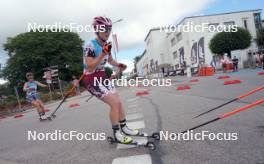 21.07.2024, Madona, Latvia (LAT): Linda Kaparkaleja (LAT) - FIS Rollerski World Cup, mass, Madona (LAT). www.nordicfocus.com. © Koksarovs/NordicFocus. Every downloaded picture is fee-liable.