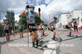 21.07.2024, Madona, Latvia (LAT): Denys Muhotinov (UKR) - FIS Rollerski World Cup, mass, Madona (LAT). www.nordicfocus.com. © Koksarovs/NordicFocus. Every downloaded picture is fee-liable.