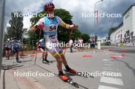 21.07.2024, Madona, Latvia (LAT): Ville Jutterdal (SWE) - FIS Rollerski World Cup, mass, Madona (LAT). www.nordicfocus.com. © Koksarovs/NordicFocus. Every downloaded picture is fee-liable.