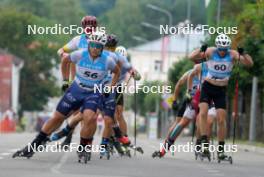 21.07.2024, Madona, Latvia (LAT): Carlo Cantaloni (ITA) - FIS Rollerski World Cup, mass, Madona (LAT). www.nordicfocus.com. © Koksarovs/NordicFocus. Every downloaded picture is fee-liable.