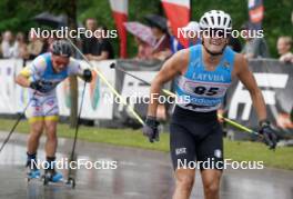 21.07.2024, Madona, Latvia (LAT): Riccardo Lorenzo Masiero (ITA) - FIS Rollerski World Cup, mass, Madona (LAT). www.nordicfocus.com. © Koksarovs/NordicFocus. Every downloaded picture is fee-liable.