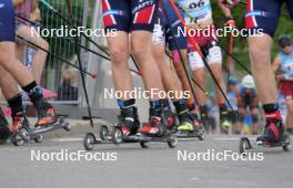 21.07.2024, Madona, Latvia (LAT): Roller skis - FIS Rollerski World Cup, mass, Madona (LAT). www.nordicfocus.com. © Koksarovs/NordicFocus. Every downloaded picture is fee-liable.