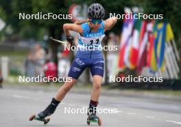 20.07.2024, Madona, Latvia (LAT): Chiara Agostinetto (ITA) - FIS Rollerski World Cup, sprint, Madona (LAT). www.nordicfocus.com. © Koksarovs/NordicFocus. Every downloaded picture is fee-liable.