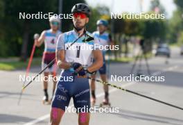 20.07.2024, Madona, Latvia (LAT): Emanuele Becchis (ITA) - FIS Rollerski World Cup, sprint, Madona (LAT). www.nordicfocus.com. © Koksarovs/NordicFocus. Every downloaded picture is fee-liable.