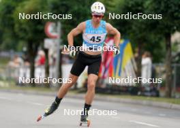 20.07.2024, Madona, Latvia (LAT): Bohdan Nikulin (UKR) - FIS Rollerski World Cup, sprint, Madona (LAT). www.nordicfocus.com. © Koksarovs/NordicFocus. Every downloaded picture is fee-liable.