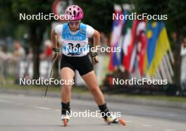 20.07.2024, Madona, Latvia (LAT): Anastasiia Nekrasova (UKR) - FIS Rollerski World Cup, sprint, Madona (LAT). www.nordicfocus.com. © Koksarovs/NordicFocus. Every downloaded picture is fee-liable.