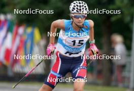 20.07.2024, Madona, Latvia (LAT): Aase Stroem (NOR) - FIS Rollerski World Cup, sprint, Madona (LAT). www.nordicfocus.com. © Koksarovs/NordicFocus. Every downloaded picture is fee-liable.