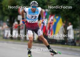 20.07.2024, Madona, Latvia (LAT): Raimo Vigants (LAT) - FIS Rollerski World Cup, sprint, Madona (LAT). www.nordicfocus.com. © Koksarovs/NordicFocus. Every downloaded picture is fee-liable.