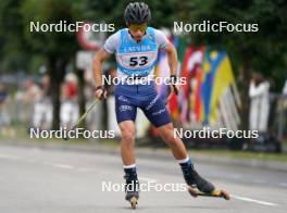 20.07.2024, Madona, Latvia (LAT): Francesko Chiaradia (ITA)  - FIS Rollerski World Cup, sprint, Madona (LAT). www.nordicfocus.com. © Koksarovs/NordicFocus. Every downloaded picture is fee-liable.