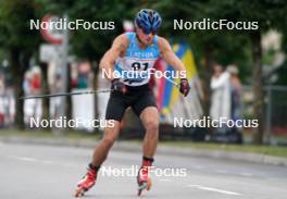 20.07.2024, Madona, Latvia (LAT): Vitaliy Trush (UKR) - FIS Rollerski World Cup, sprint, Madona (LAT). www.nordicfocus.com. © Koksarovs/NordicFocus. Every downloaded picture is fee-liable.