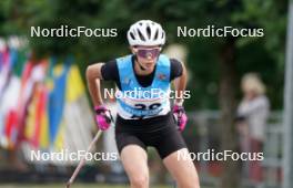 20.07.2024, Madona, Latvia (LAT): Mariya Gerachshenko (UKR) - FIS Rollerski World Cup, sprint, Madona (LAT). www.nordicfocus.com. © Koksarovs/NordicFocus. Every downloaded picture is fee-liable.