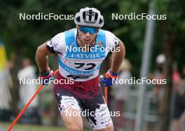 20.07.2024, Madona, Latvia (LAT): Raimo Vigants (LAT) - FIS Rollerski World Cup, sprint, Madona (LAT). www.nordicfocus.com. © Koksarovs/NordicFocus. Every downloaded picture is fee-liable.