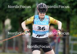 20.07.2024, Madona, Latvia (LAT): Rosa Zimare (GER) - FIS Rollerski World Cup, sprint, Madona (LAT). www.nordicfocus.com. © Koksarovs/NordicFocus. Every downloaded picture is fee-liable.