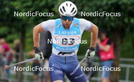 20.07.2024, Madona, Latvia (LAT): Tommaso Dellagiacoma (ITA) - FIS Rollerski World Cup, sprint, Madona (LAT). www.nordicfocus.com. © Koksarovs/NordicFocus. Every downloaded picture is fee-liable.