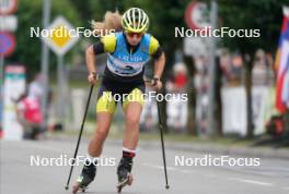 20.07.2024, Madona, Latvia (LAT): Dominika Lopit (UKR) - FIS Rollerski World Cup, sprint, Madona (LAT). www.nordicfocus.com. © Koksarovs/NordicFocus. Every downloaded picture is fee-liable.