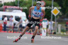 20.07.2024, Madona, Latvia (LAT): Aironas Puras (LTU) - FIS Rollerski World Cup, sprint, Madona (LAT). www.nordicfocus.com. © Koksarovs/NordicFocus. Every downloaded picture is fee-liable.