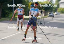 20.07.2024, Madona, Latvia (LAT): Emanuele Becchis (ITA) - FIS Rollerski World Cup, sprint, Madona (LAT). www.nordicfocus.com. © Koksarovs/NordicFocus. Every downloaded picture is fee-liable.