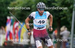 20.07.2024, Madona, Latvia (LAT): Indrikis Circens (LAT) - FIS Rollerski World Cup, sprint, Madona (LAT). www.nordicfocus.com. © Koksarovs/NordicFocus. Every downloaded picture is fee-liable.