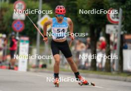 20.07.2024, Madona, Latvia (LAT): Mykolas Barcys (LTU) - FIS Rollerski World Cup, sprint, Madona (LAT). www.nordicfocus.com. © Koksarovs/NordicFocus. Every downloaded picture is fee-liable.