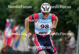 20.07.2024, Madona, Latvia (LAT): Sigurd Braathen Reigstad (NOR) - FIS Rollerski World Cup, sprint, Madona (LAT). www.nordicfocus.com. © Koksarovs/NordicFocus. Every downloaded picture is fee-liable.