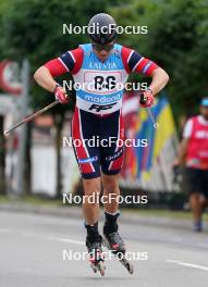 20.07.2024, Madona, Latvia (LAT): Jostein Olafsen (NOR) - FIS Rollerski World Cup, sprint, Madona (LAT). www.nordicfocus.com. © Koksarovs/NordicFocus. Every downloaded picture is fee-liable.