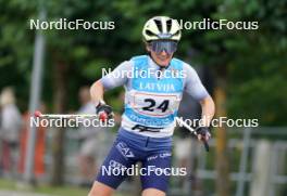 20.07.2024, Madona, Latvia (LAT): Maria Boccardi (ITA) - FIS Rollerski World Cup, sprint, Madona (LAT). www.nordicfocus.com. © Koksarovs/NordicFocus. Every downloaded picture is fee-liable.