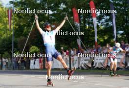 20.07.2024, Madona, Latvia (LAT): Emanuele Becchis (ITA) - FIS Rollerski World Cup, sprint, Madona (LAT). www.nordicfocus.com. © Koksarovs/NordicFocus. Every downloaded picture is fee-liable.