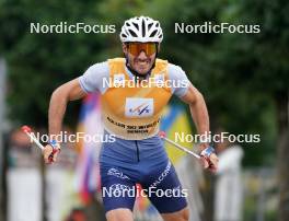 20.07.2024, Madona, Latvia (LAT): Matteo Tanel (ITA) - FIS Rollerski World Cup, sprint, Madona (LAT). www.nordicfocus.com. © Koksarovs/NordicFocus. Every downloaded picture is fee-liable.