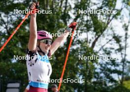 20.07.2024, Madona, Latvia (LAT): Linda Kaparkaleja (LAT) - FIS Rollerski World Cup, sprint, Madona (LAT). www.nordicfocus.com. © Koksarovs/NordicFocus. Every downloaded picture is fee-liable.