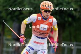 20.07.2024, Madona, Latvia (LAT): Jonatan Lindberg (SWE) - FIS Rollerski World Cup, sprint, Madona (LAT). www.nordicfocus.com. © Koksarovs/NordicFocus. Every downloaded picture is fee-liable.