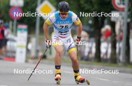 20.07.2024, Madona, Latvia (LAT): Erik Fransson (SWE) - FIS Rollerski World Cup, sprint, Madona (LAT). www.nordicfocus.com. © Koksarovs/NordicFocus. Every downloaded picture is fee-liable.