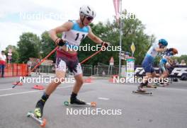 20.07.2024, Madona, Latvia (LAT): Niks Saulitis (LAT) - FIS Rollerski World Cup, sprint, Madona (LAT). www.nordicfocus.com. © Koksarovs/NordicFocus. Every downloaded picture is fee-liable.