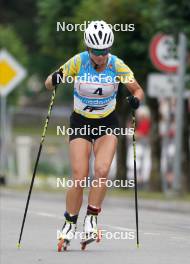 20.07.2024, Madona, Latvia (LAT): Mariia Pavlenko (UKR) - FIS Rollerski World Cup, sprint, Madona (LAT). www.nordicfocus.com. © Koksarovs/NordicFocus. Every downloaded picture is fee-liable.